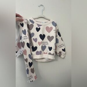 Zara Hearts Toddler Set